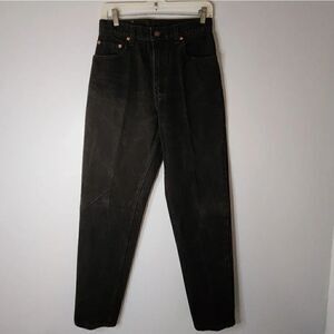 Levi's 551 relaxed fit tapered leg 8 medium denim black work pants